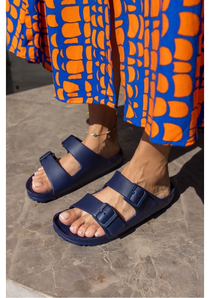 Cedric Unisex Siyah Cıf Tokali Gunluk-Plaj Eva Terlık indirimleri