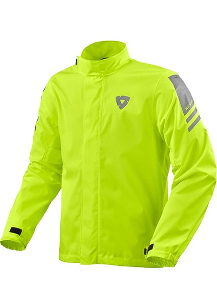 Cyclone 4 H20 Motosiklet Yağmurluğu Üst Neon Sarı