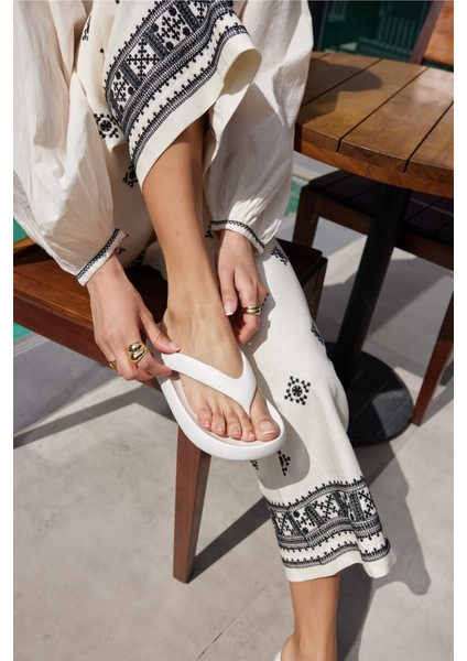 Lambo Unısex Taba Platform Eva Plaj-Gunluk Parmak Arası Terlık modelleri