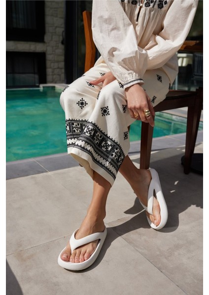 Lambo Unısex Taba Platform Eva Plaj-Gunluk Parmak Arası Terlık fırsatları