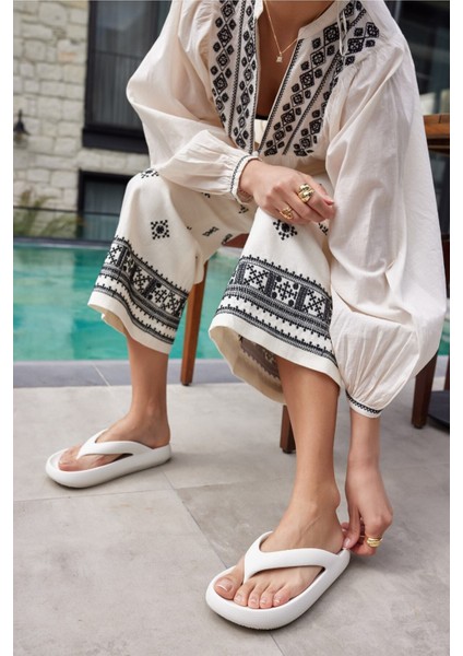 Lambo Unısex Taba Platform Eva Plaj-Gunluk Parmak Arası Terlık indirimleri