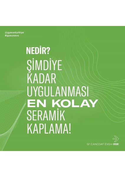 Q² Cancoat Evo Hidrofobik Nano Seramik Kaplama Seti - 200 ml - 9h Oto Boya Koruma-Su Itici fırsatları