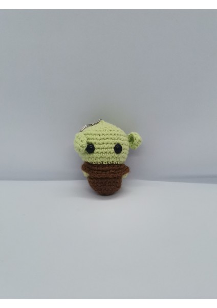 Amigurumi Yoda Anahtarlık & Çanta Süsü
