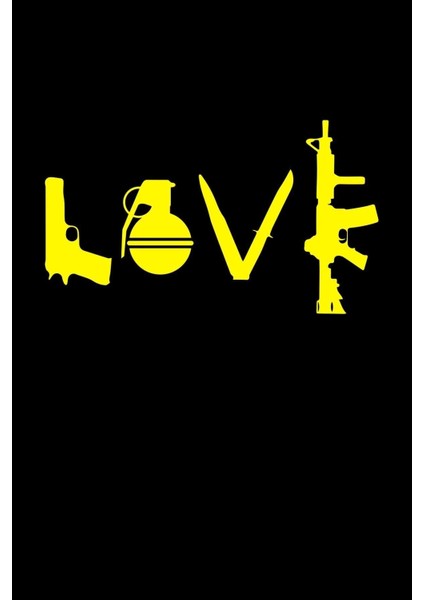 Tabanca Bomba Bıçak ve M4 Araba, Motorsiklet, Kask, Laptop, Cam Sticker 13X9 cm