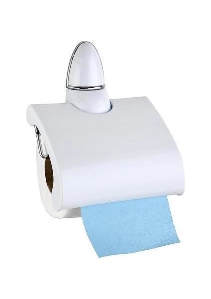 Kapaklı Rulo Tuvalet Kağıdı Tutucu Askısı Standı Wc Kağıtlık