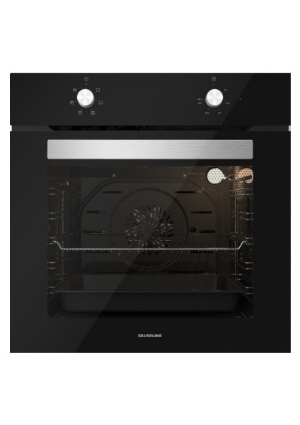 Silverline Siyah Cam Ankastre Set 3420 - CS5335B01 - BO6501B01 modelleri