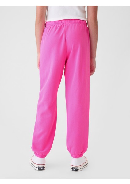 Kız Çocuk Pembe Gap Logo Jogger Eşofman Altı