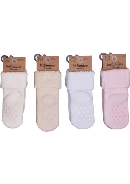 Bfs Katamino Beru Katlamalı Abs'li Kız Bebek Havlu Soket Çorap K42260 Asorti