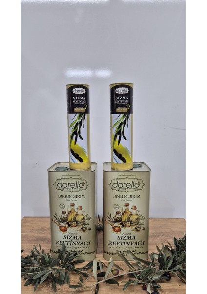 ilk Hasat Soğuk Sıkım Naturel Zeytinyağı – 100% Katkısız 12 litre