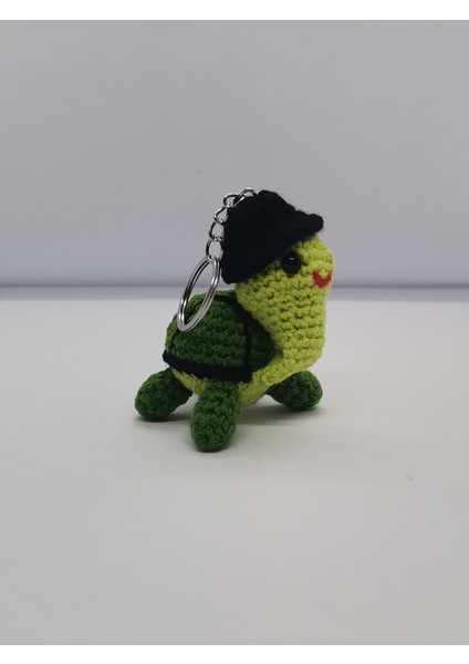 Amigurumi Tospik Kaplumbağa Anahtarlık & Çanta Süsü El Yapımı Organik fiyatları