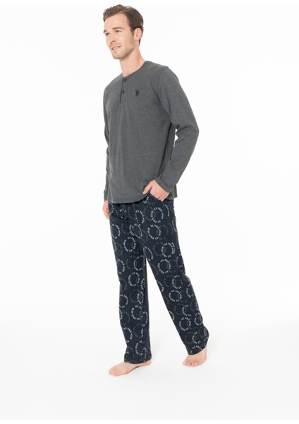 Erkek Antrasit Melanj Pijama Takım fiyatları