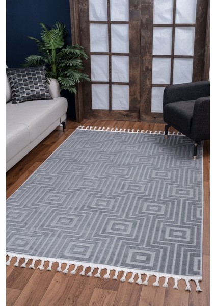 Nevada Koleksiyonu mt Modern Ince Oturma Odası ve Salon Halısı 8090A