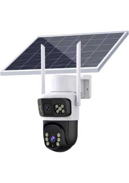 Solar 4g E-Sim Ptz 4mp(2+2mp) Yapay Zeka Aov Destekli Güvenlik Kamerası
