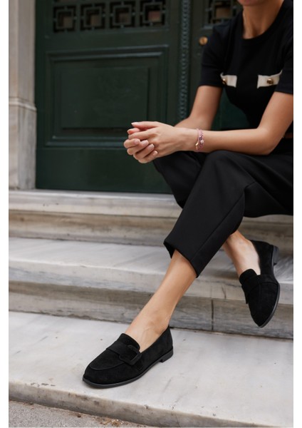 Tiny Kadın Kahve Gercek Suet Loafer Ayakkabi modelleri