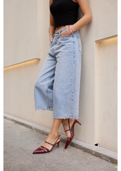 Aspas Kadın Bordo Rugan Topuklu Ayakkabi fiyatları