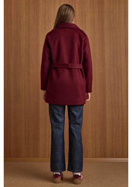 Apolet Detaylı Oversize Kısa Kaban MÜRDÜM 3149