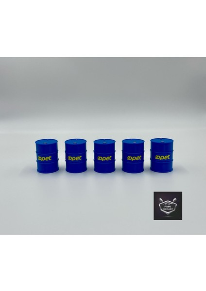 1:18 Ölçek Mavi Yağ Varili 5’li Set – Diorama Model Araba Aksesuarı – Garaj ve Servis Dekoru fırsatları