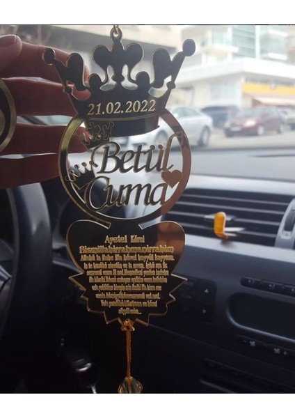 Kişiye Özel Dikiz Aynası Süsü Ayet-El Kürsili Muhteşem Hediye fiyatları