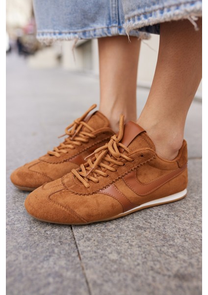 Anna Kadın Taba Suet Bagcıklı Sneaker indirimleri