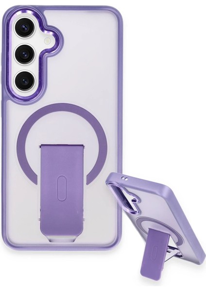 Samsung Galaxy S24 Tork Magsafe Standlı Kapak - Derin MOR-(5796) - M890R800-K31890 fiyatları