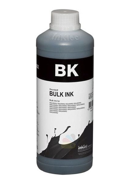 Pigment Epson Mürekkep 1 Litre Siyah