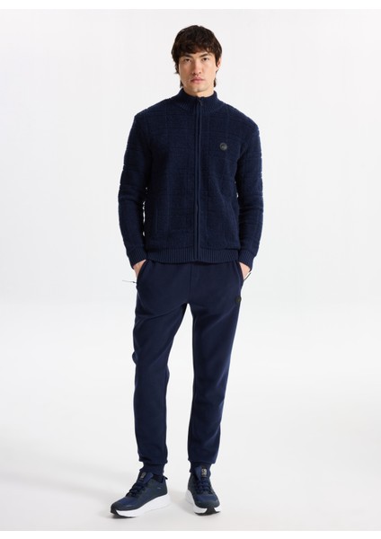 D5WM-EA3942 Lacivert Relaxed Düz Erkek Eşofman Altı