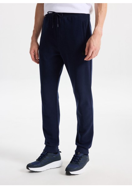 D5WM-EA3942 Lacivert Relaxed Düz Erkek Eşofman Altı modelleri