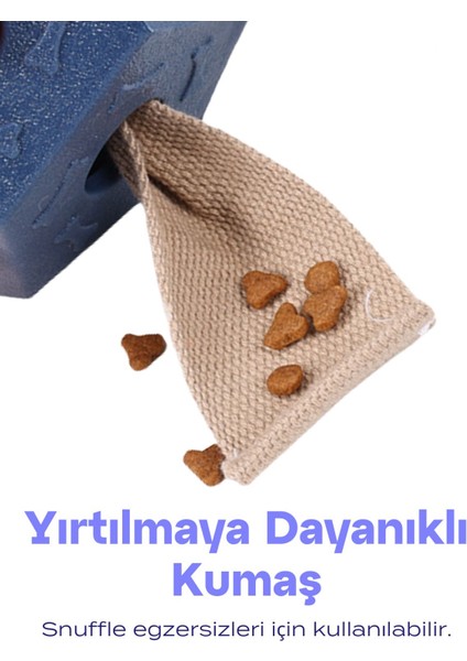 Köpek Aktivite Topu | Mama Saklama ve Çiğneme Oyuncağı - Doğal Kauçuk indirimleri