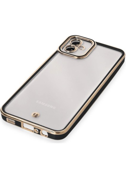 Samsung Galaxy A04E Kılıf Liva Lens Silikon - SIYAH-(5796) - M976R042-K69976 modelleri