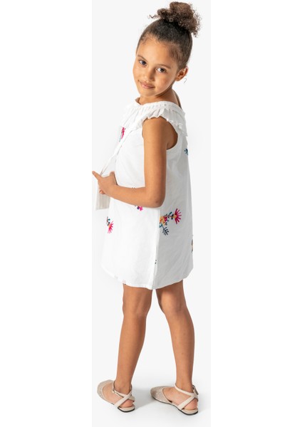 Kız Bebek Kız Çocuk Doğum Günü Parti Düğün Elbise Kısa Kol Kolsuz Nakışlı Çantalı Astarlı fiyatları