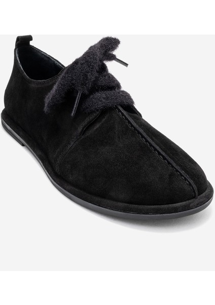 Denora Siyah Süet Hakiki Deri Kadın Günlük Ayakkabı modelleri