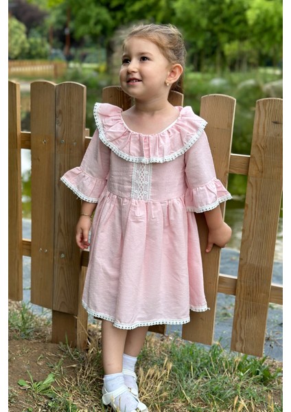 Kız Bebek Elbise Kız Çocuk Elbise Doğum Günü Parti Düğün Elbise Dantelli Kısa Kol astarlı elbise indirimleri