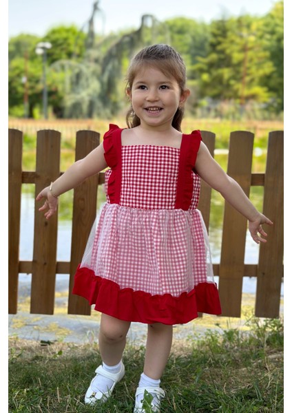 Kız Bebek Elbise Kız Çocuk Elbise Doğum Günü Parti Düğün Elbise Dantelli Kısa Kol astarlı elbise