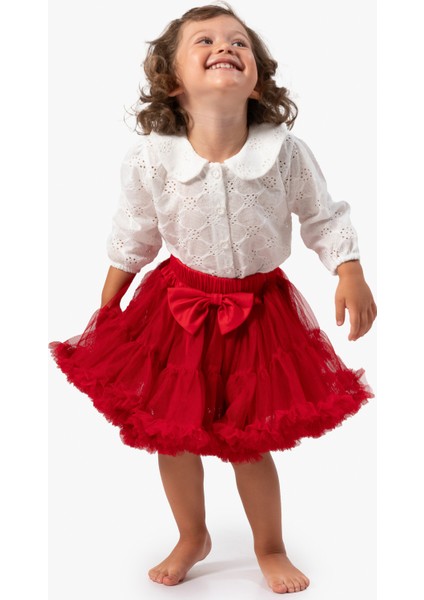 Kız Bebek Etek Kız Çocuk Etek Doğum Günü Parti Düğün Tütü Tütülü Tüllü Fiyonklu Astarlı Etek fiyatları