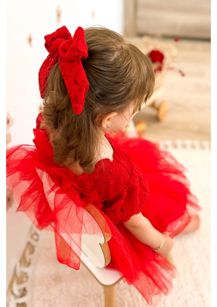 Kız Bebek Elbise Kız Çocuk Elbise Doğum Günü Parti Düğün Elbise Dantelli Kısa Kol astarlı elbise indirimleri