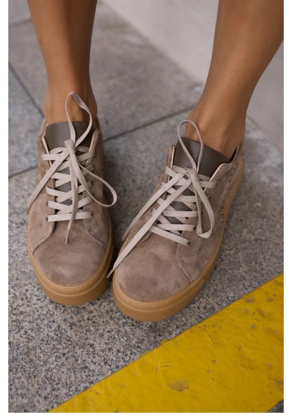 Jenny Kadin Vızon Gercek Deri 5 cm Taban Sneaker indirimleri