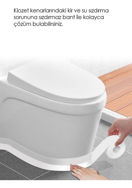 3.2 mt Su Sızdırmaz Geçirmez Bant Lavabo Küvet Tezgah Kenar Bandı Banyo Mutfak Pencere Yalıtım Bandı fiyatları