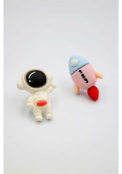 Astronot Hamur Küpe - Çok Renkli