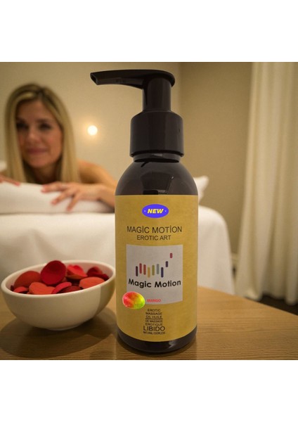 MAGİC MOTİON Çiftlere Özel Duygusal Rahatlama Erotik Cinsel Masaj Yağı100ml 1AD fırsatları