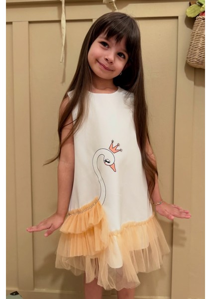 Kız Bebek Kız Çocuk Doğum Günü Parti Düğün Elbise Kolsuz Fırfırlı Tüllü Tütülü Tütü Astarlı fırsatları