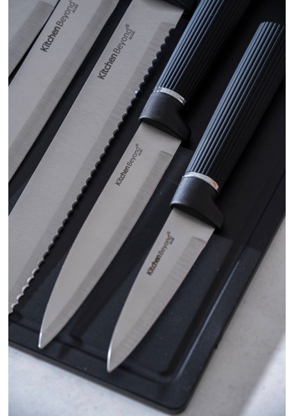 Cooper 10 Parça Standlı Kesme Tahtası ve Bıçak Seti indirimleri