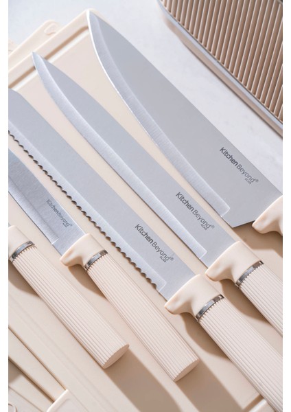 Cooper 10 Parça Standlı Kesme Tahtası ve Bıçak Seti indirimleri