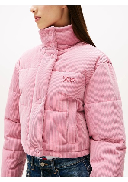Tjw Kadife Şişme Kadın Pembe Ceket DW0DW21658THC fiyatları