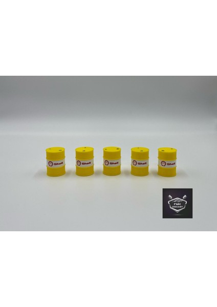 1:24 Ölçek Sarı Yağ Varili 5’li Set – Diorama Model Araba Aksesuarı – Garaj ve Servis Dekoru fırsatları