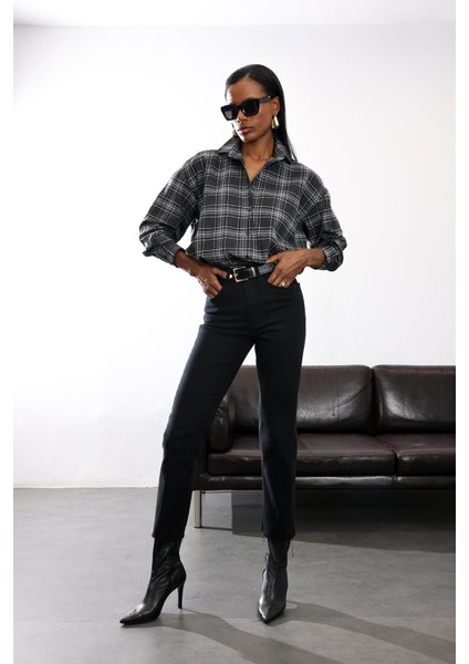 Antrasit Ekose Desenli Gömlek fiyatları