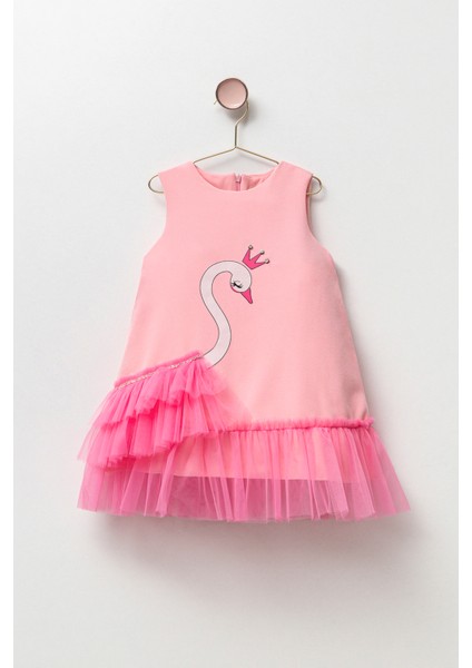 Kız Bebek Kız Çocuk Doğum Günü Parti Düğün Elbise Kolsuz Fırfırlı Tüllü Tütülü Tütü Astarlı fırsatları