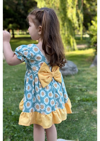 Kız Bebek Elbise Kız Çocuk Elbise Doğum Günü Parti Düğün Elbise Dantelli Kısa Kol astarlı elbise