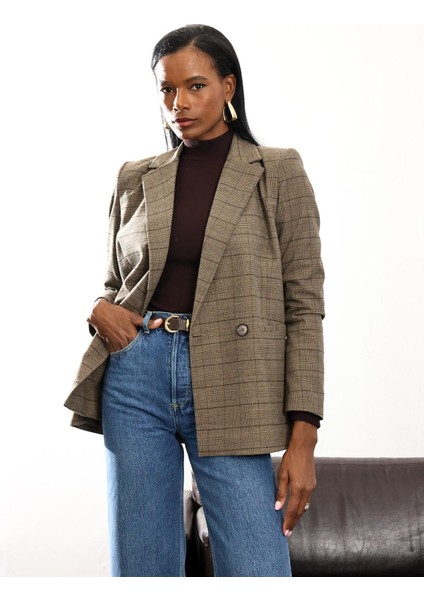 Vizon Çizgili Blazer Ceket 5174 fırsatları