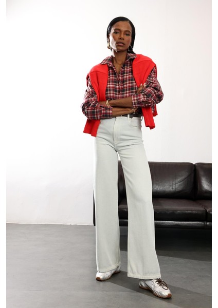 Bordo Ekose Desenli Gömlek fiyatları