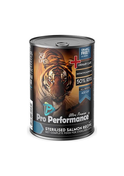 Ultra Premium Somonlu Kısırlaştırılmış Kedi Konservesi 12 Adet 400 gr